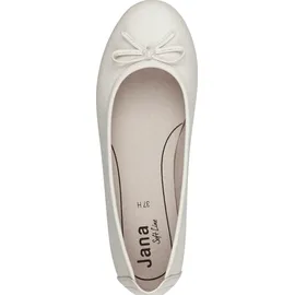 Jana Klassische Ballerinas für Damen, weiß, 38 EU