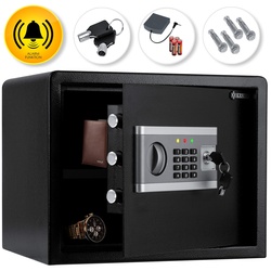 KESSER® Elektr. Tresor   Inkl. Batteriebox   Elektronischer Safe   3x Doppelbolzenverriegelung   Boden Wandtresor   Möbeltresor   Innenbeleuchtung   Panzerschrank Zahlenschloss