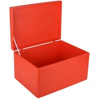 Creative Deco XXL Aufbewahrungsbox 40 x 30 x 24 cm 1-tlg. rot