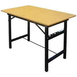 Trutzholm Arbeitstisch Holz/Metall 100 x 60 x 75 cm schwarz klappbar 150 kg