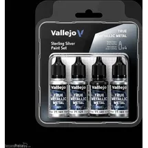 Vallejo Farbsatz True Metallix Sterling Silver 77251