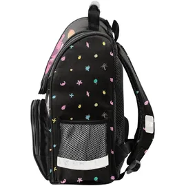Goldkids Schulranzen für Mädchen Motiv STITCH Rucksack Tasche Lilo&Stitch disney - Schwarz/Rosa/Bunt