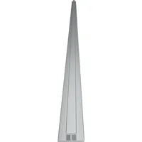Evenes Verbindungsprofil für Duschrückwand Aluminium eloxiert matt 2550 mm