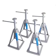 Trutzholm 4x Wohnwagenstützen Aluminium höhenverstellbar 28-43 cm Tragkraft 3600 kg