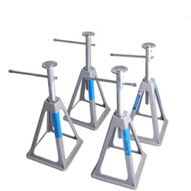 Trutzholm 4x Wohnwagenstützen Aluminium höhenverstellbar 28-43 cm Tragkraft 3600 kg