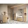 KADIMA DESIGN Badschrank Weiß und Eiche Grandson 60x97x34 cm mit Schubladen, Chromfüßen und griffloser Front VEER