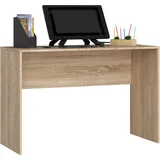 akord furniture factory PC-Schreibtisch AKORD B17 in der Farbe Sonoma-Eiche B120 x H79 x T50 cm - Hellbraun