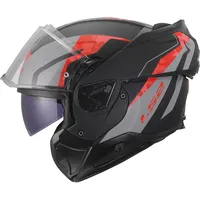 LS2 FF910 Advant II Glide Black Grey Red, L