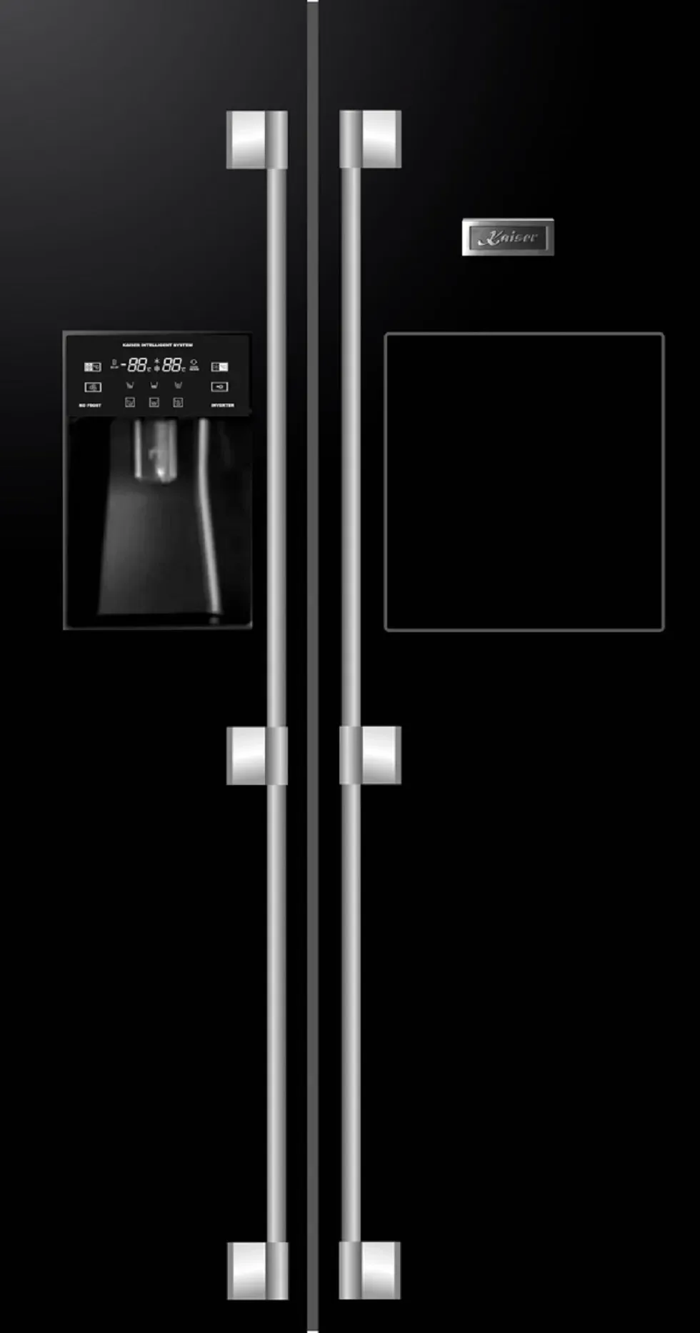 Kaiser KS 90500 RS, Side-by-Side Kühlschrank, No Frost, 556 l, Fresh ICE, Multi-Bar, Festwasseranschlüß
