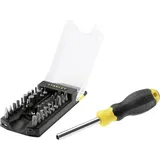 Stanley Multibit-Schraubendreher-Set 35-teilig schwarz/gelb