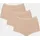 SLOGGI Damen, Slip Maxi, 3er Pack - Basic+, einfarbig Puder 40