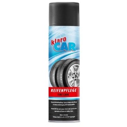 Schmees GmbH 12x 300ml klaroCAR Reifenpflege Reinigungsmittel Auto Spray Felgenreiniger