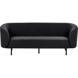 3-Sitzer Sofa Stoff schwarz LOEN