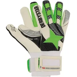 DERBYSTAR Herren Handschuhe APS Evolution 17.1, Weiß/Grün/Schwarz, 12