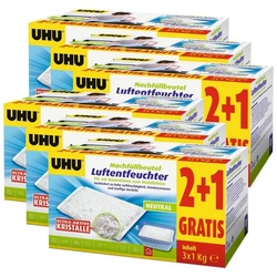 UHU Luftentfeuchter UHU Original Luftentfeuchter Nachfüllbeutel 3x1000g Neutral air max (6
