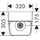 Hansgrohe EluPura Urinal (60127450)