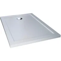 Idralite Duschwanne 160x75x4 mit Erhöhte Kante rechteckig