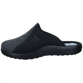 FLY FLOT Pantoffel Filz Schwarz 45