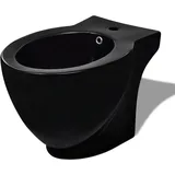 vidaXL Standbidet Stand-Bidet Bodenstehend Bidet Keramik schwarz