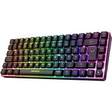 Spirit Of Gamer Kabellos Bluetooth Gaming Tastatur TKL RGB DE