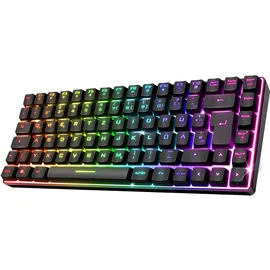 Spirit Of Gamer Kabellos Bluetooth Gaming Tastatur TKL RGB DE