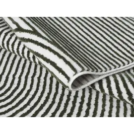 OTTO home Teppich Bentori, Hoch-Tief-Struktur, Scandi, rechteckig, Höhe: 11 mm, Modernes Design mit Boho-Charme, Wohnzimmer, Schlafzimmer grün 200 cm x 300 cm x 11 mm