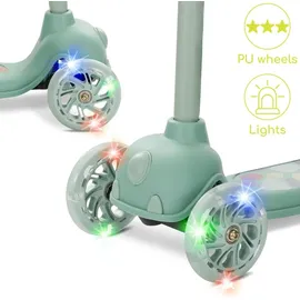 Lorelli JETSTER 3-Rad Kinder-Scooter Grün/Weiß