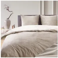Blumtal Bettwäsche 140x200 - 2x 80x80cm Cashmere-Touch Plüsch in