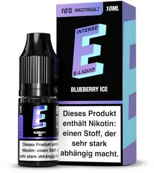 TVE E-Intense Blueberry Ice NicSalt Liquid 10ml / 10mg