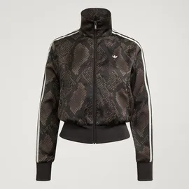 adidas SATIN FIREBIRD ORIGINALS JACKE, SCHLANGENPRINT - earth strata, aurora coffee, - S,