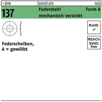 Reyher Federscheibe DIN 137 A 3 Federstahl mech.verz. 100