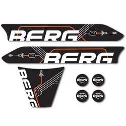BERG Aufkleber-Set für Buzzy Galaxy Pedal-Gokarts
