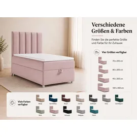 Best For Home Trinity K10 90 x 200 cm H3 Rosa