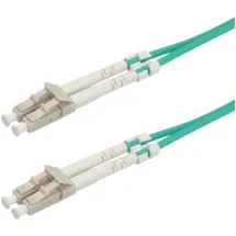 Roline LWL-Kabel 50/125μm OM3, LC/LC, Low-Loss-Stecker, türkis, 10 m