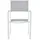 VCM Copacabana Gartenstuhl 55 x 55 x 85 cm grau/weiß 2 St.