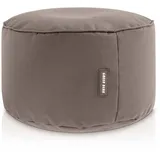 Green Bean Sitzsack-Hocker, Braun, Füllung: Styroporkugeln, Rund, 45x25x45 cm, Hergestellt in Deutschland, Wohnzimmer, Hocker, Sitzsäcke, XXL Sitzsäcke
