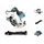 Makita HS 7601 1200W Handkreissäge + 190 mm Sägeblatt + Führungsschienenadapter