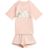 adidas Unisex Baby TIRO_NSTER T-Shirt Set blush pink/white, 12-18 Months