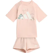 adidas Unisex Baby TIRO_NSTER T-Shirt Set blush pink/white, 12-18 Months