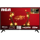 RCA 40 Zoll(101cm) TV Fernseher Full HD Triple Tuner(DVB-T/T2/C/S/S2) HDMI USB Modell Wohnzimmer Konferenzraum Hotel(2023)