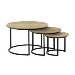 Couchtisch 3er Set  Dover ¦ holzfarben