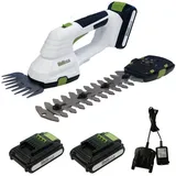 Baumarktplus Akku Rasentrimmer 20 V 2-in-1 inkl. 2 x 2.0Ah Akku 10 cm Gras- und 20 cm Strauchklinge Akku Grasschere
