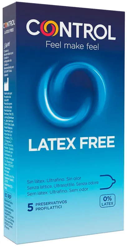 CONTROL - FREE SIN LATEX CONDOMS 5 UNITS