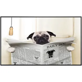 Papermoon Infrarotheizung Zeitungshund, sehr angenehme Strahlungswärme bunt