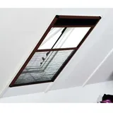 hecht International Hecht Insektenschutz Dachfenster Plissee 80x160cm braun