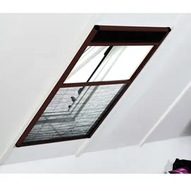 hecht International Hecht Insektenschutz Dachfenster Plissee 80x160cm braun
