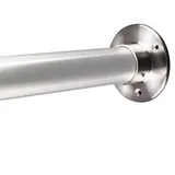 Schrankstange aus Edelstahl für Kleiderstange mit Sockelende (32 mm)