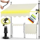 tillvex Klemmmarkise 300 x 300 cm beige