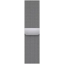 Apple Watch Series 9 GPS + Cellular 45 mm Edelstahlgehäuse silber, Milanaise Armband silber One Size