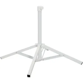 vidaXL Schirmständer Stahl für 25-32 mm Mast Weiß
